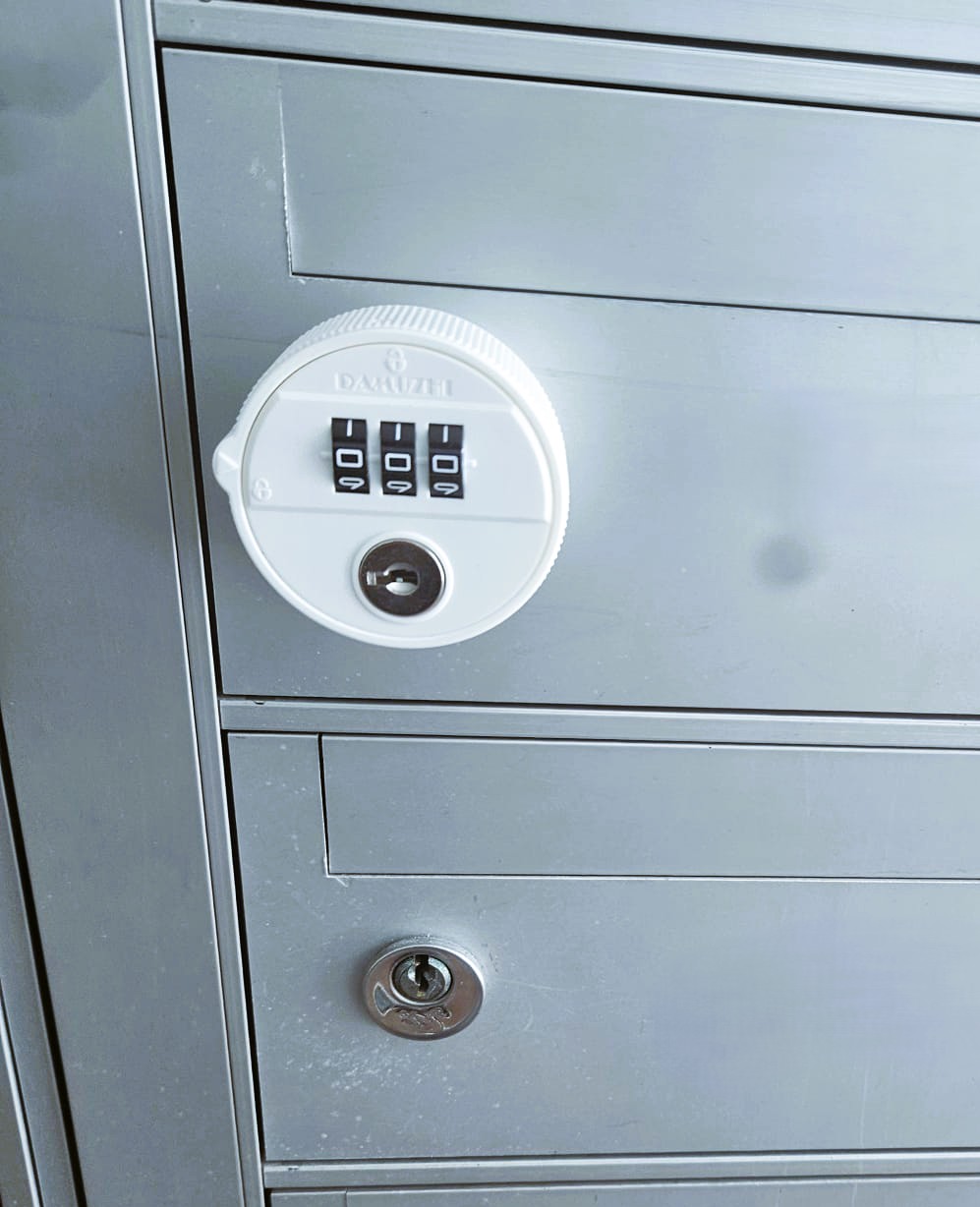 New BTO mailbox bank fitted with locks before handover