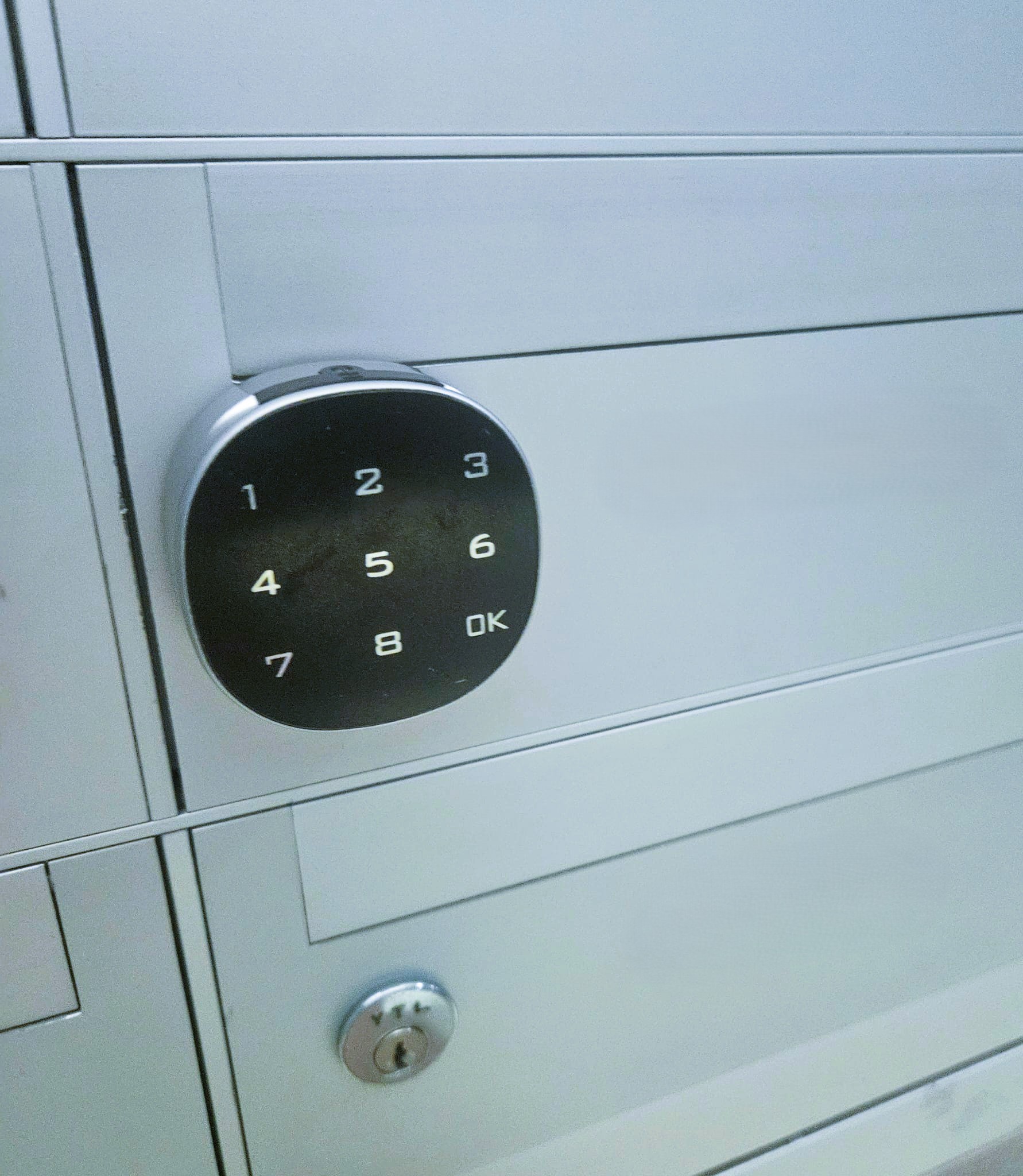 Shared office mail room locks replaced outside business hours