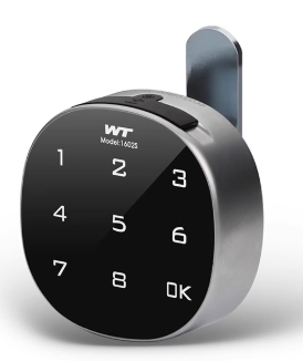 WT black electronic touch-PIN digital letterbox lock keypad